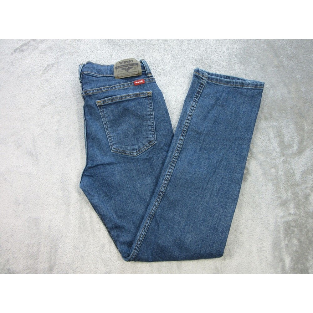 Wrangler Jeans Women's Size 16 Classic Straight Leg Denim Medium Wash Blue